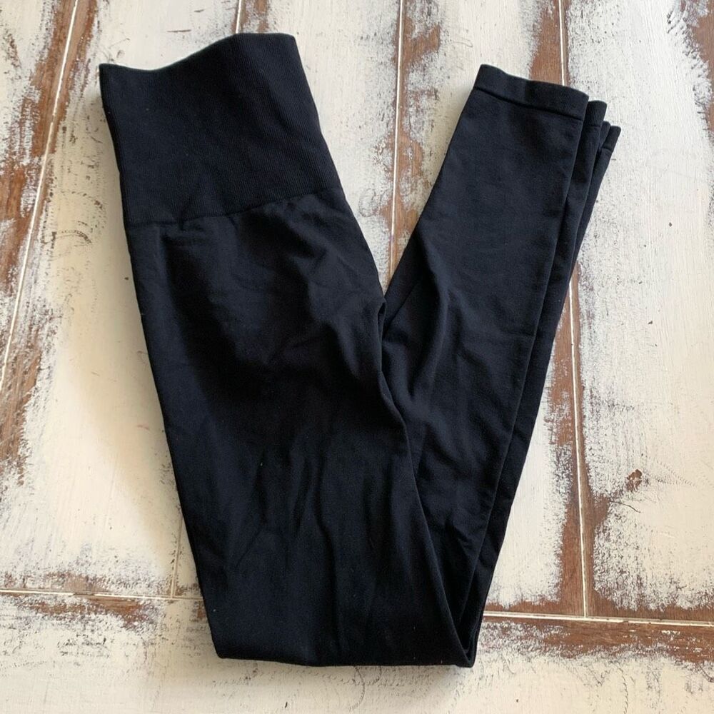 Spanx black shapewear pant size large
